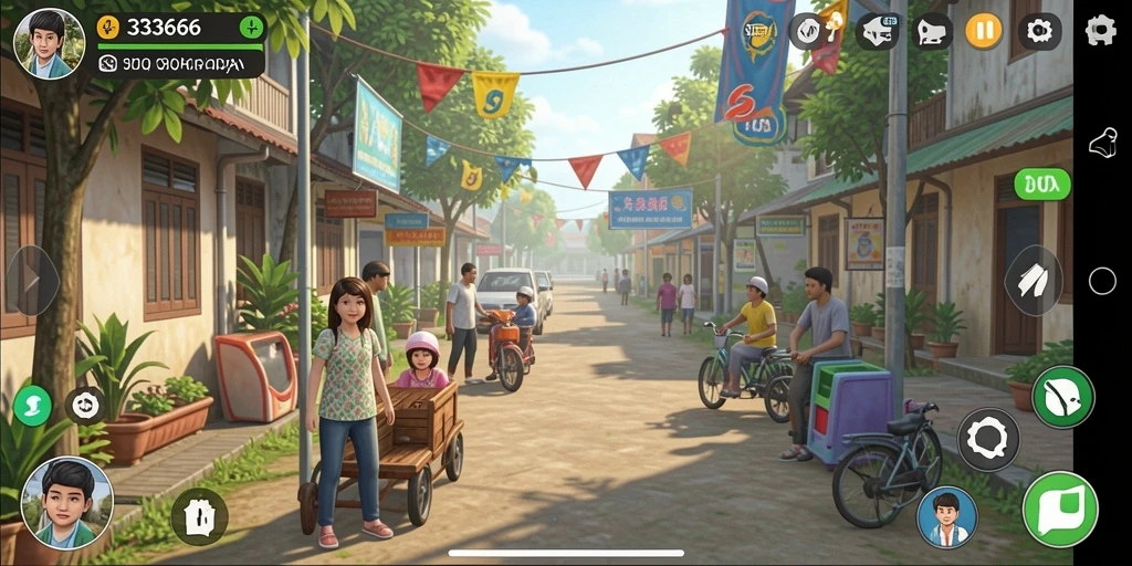 Gameplay mendalam dalam 333666, menciptakan pengalaman simulasi yang benar-benar menarik.