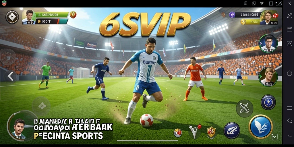 Tampilan gameplay dari 6SVIP yang menegangkan dan dinamis.