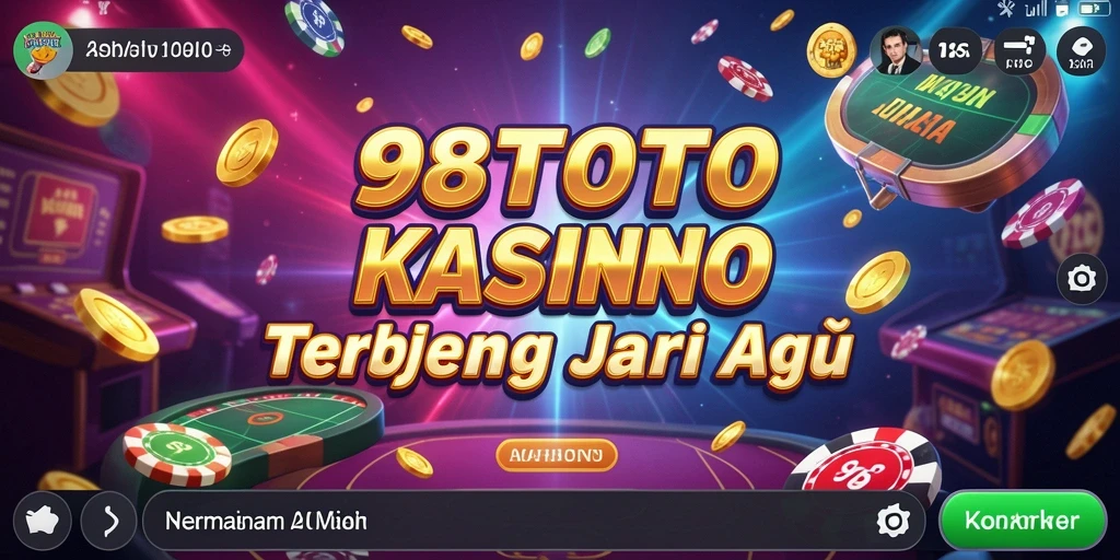 Tampilan screenshot 98TOTO menampilkan gameplay kasino yang menegangkan dan mengasyikkan.