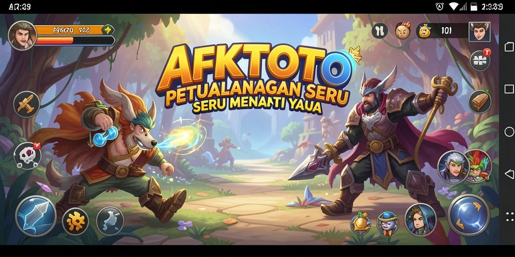 Gameplay AFKTOTO yang menampilkan petualangan mendebarkan setiap pemain.