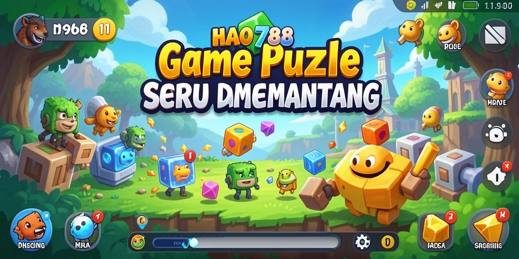 Screenshot gameplay HAO788 menunjukkan aksi seru dan tantangan puzzle.