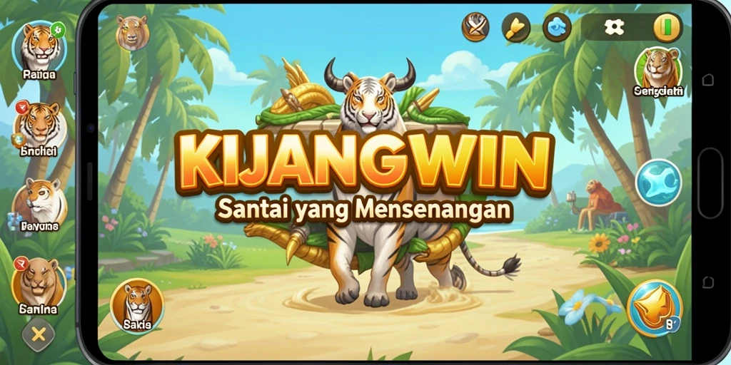 Tampilan gameplay seru KIJANGWIN yang mengasyikkan dan penuh warna.