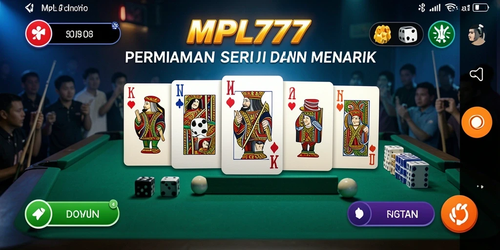 Screenshot gameplay MPL777 menampilkan keseruan bermain Domino.