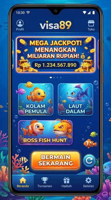 Tampilan antarmuka pengguna visa89 yang ramah.